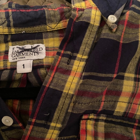 Engineered Garments Short Sleeve Plaid Shirt - Picture 4 of 5